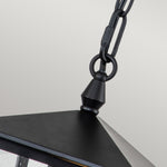 Hinkley  Outdoor Hanging from the Huntersfield range. Huntersfield 1 Light Small Chain Lantern Product Code = HK-HUNTERSFIELD8-S-BK