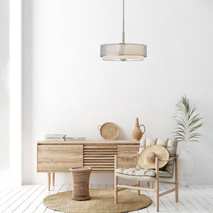 Hinkley/ Fredrick Ramond Jules 3 Light Pendant / Semi-Flush HK-JULES-3P-BN