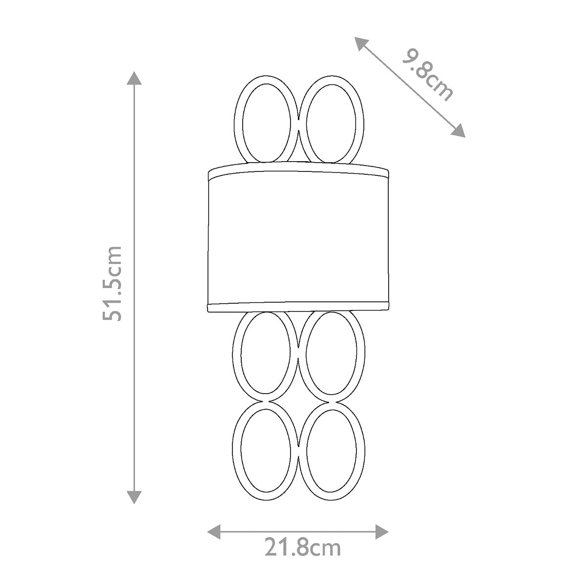 Hinkley/ Fredrick Ramond Wall Light from the Jules range. Jules 2 Light Wall Light – SKU HK-JULES2-BN