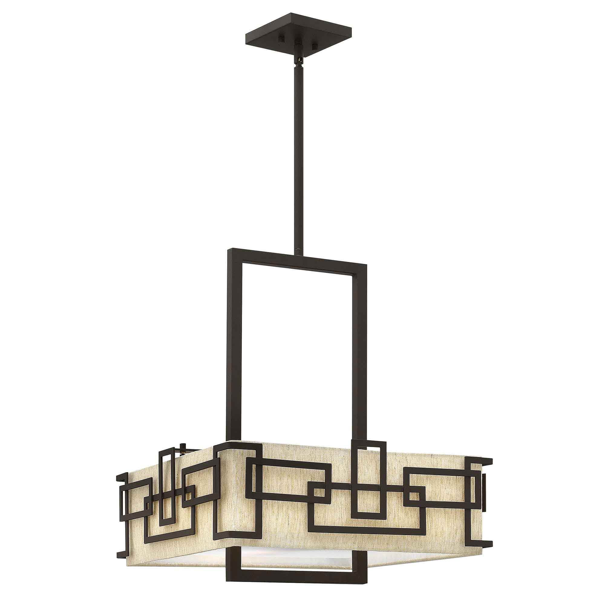 Hinkley Pendant from the Lanza range. Lanza 3 Light Pendant Product Code = HK-LANZA-P-L