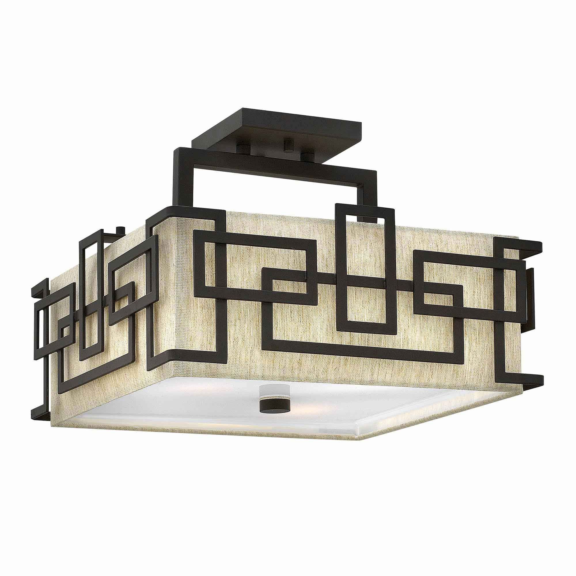 Hinkley Lanza 3 Light Semi-Flush – SKU HK-LANZA-SF