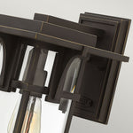 Hinkley Outdoor Wall Light from the Manhattan range. Manhattan 1 Light Medium Wall Lantern Product Code = HK-MANHATTAN2-M