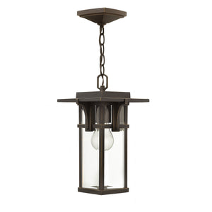 Hinkley Outdoor Hanging from the Manhattan range. Manhattan 1 Light Chain Lantern Product Code = HK-MANHATTAN8-S