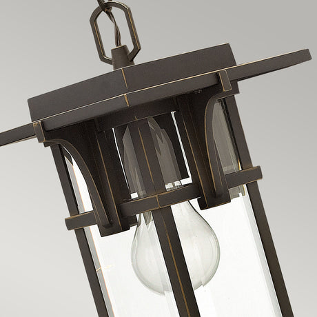Hinkley Outdoor Hanging from the Manhattan range. Manhattan 1 Light Chain Lantern Product Code = HK-MANHATTAN8-S