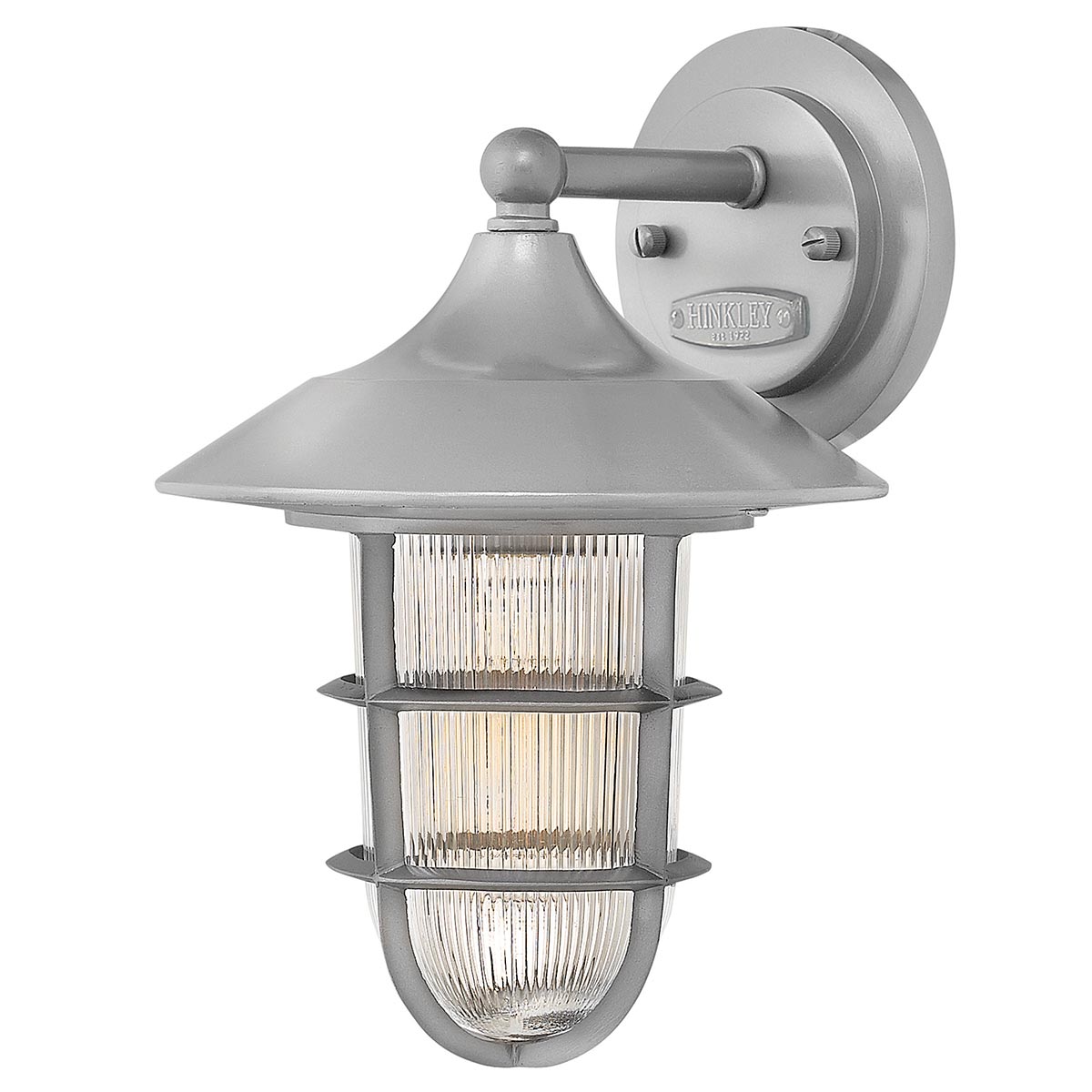 Hinkley Outdoor Wall Light from the Marina range. Marina 1 Light Small Wall Lantern Product Code = HK-MARINA2-S