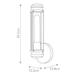 Hinkley Masthead 1-light Wall Light – SKU HK-MASTHEAD1-HBBK