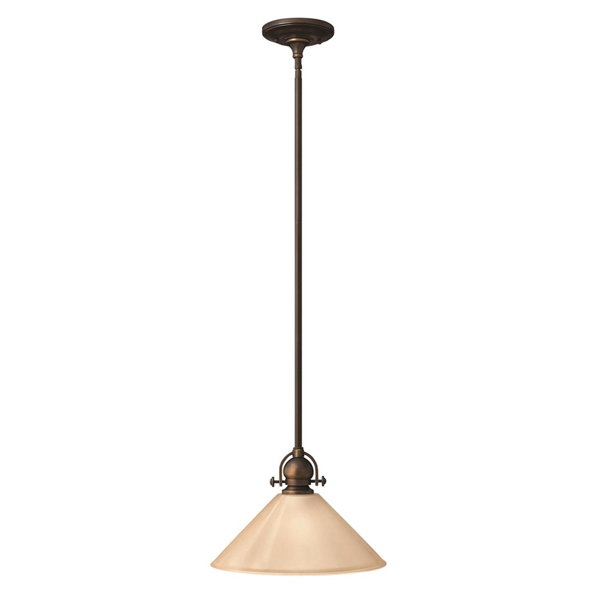 Hinkley Pendant from the Mayflower range. Mayflower 1 Light Mini Pendant  Product Code = HK-MAYFLOWER-P-B