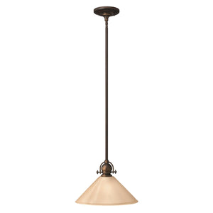 Hinkley Pendant from the Mayflower range. Mayflower 1 Light Mini Pendant  Product Code = HK-MAYFLOWER-P-B