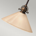 Hinkley Pendant from the Mayflower range. Mayflower 1 Light Mini Pendant  Product Code = HK-MAYFLOWER-P-B