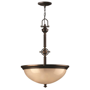 Hinkley Pendant from the Mayflower range. Mayflower 3 Light Pendant Product Code = HK-MAYFLOWER-P-C