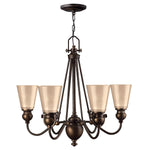 Hinkley Chandelier from the Mayflower range. Mayflower 6 Light Chandelier Product Code = HK-MAYFLOWER6