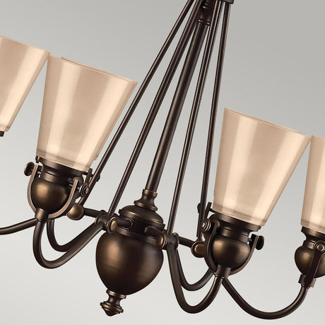 Hinkley Chandelier from the Mayflower range. Mayflower 6 Light Chandelier Product Code = HK-MAYFLOWER6