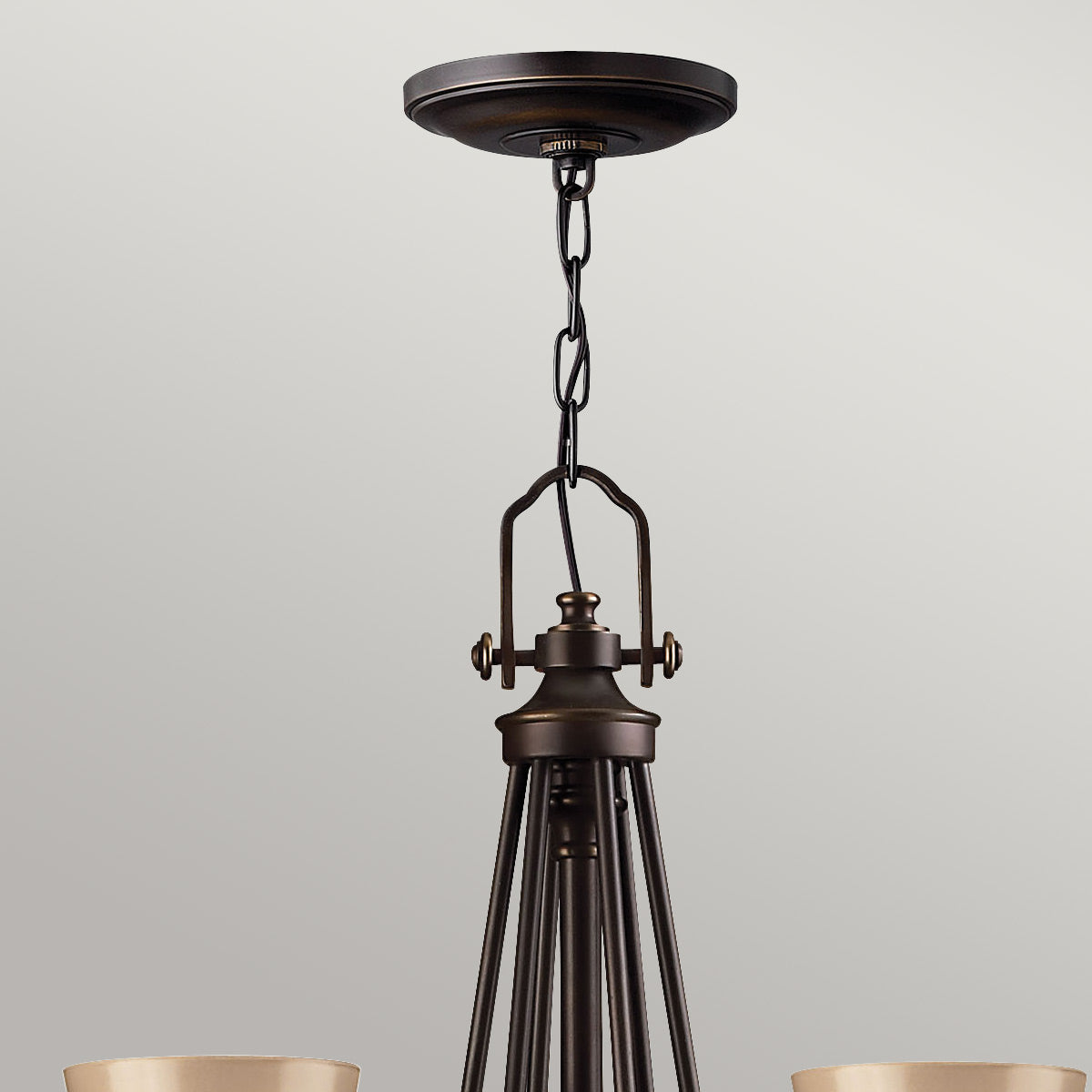 Hinkley Chandelier from the Mayflower range. Mayflower 9 Light Chandelier  Product Code = HK-MAYFLOWER9