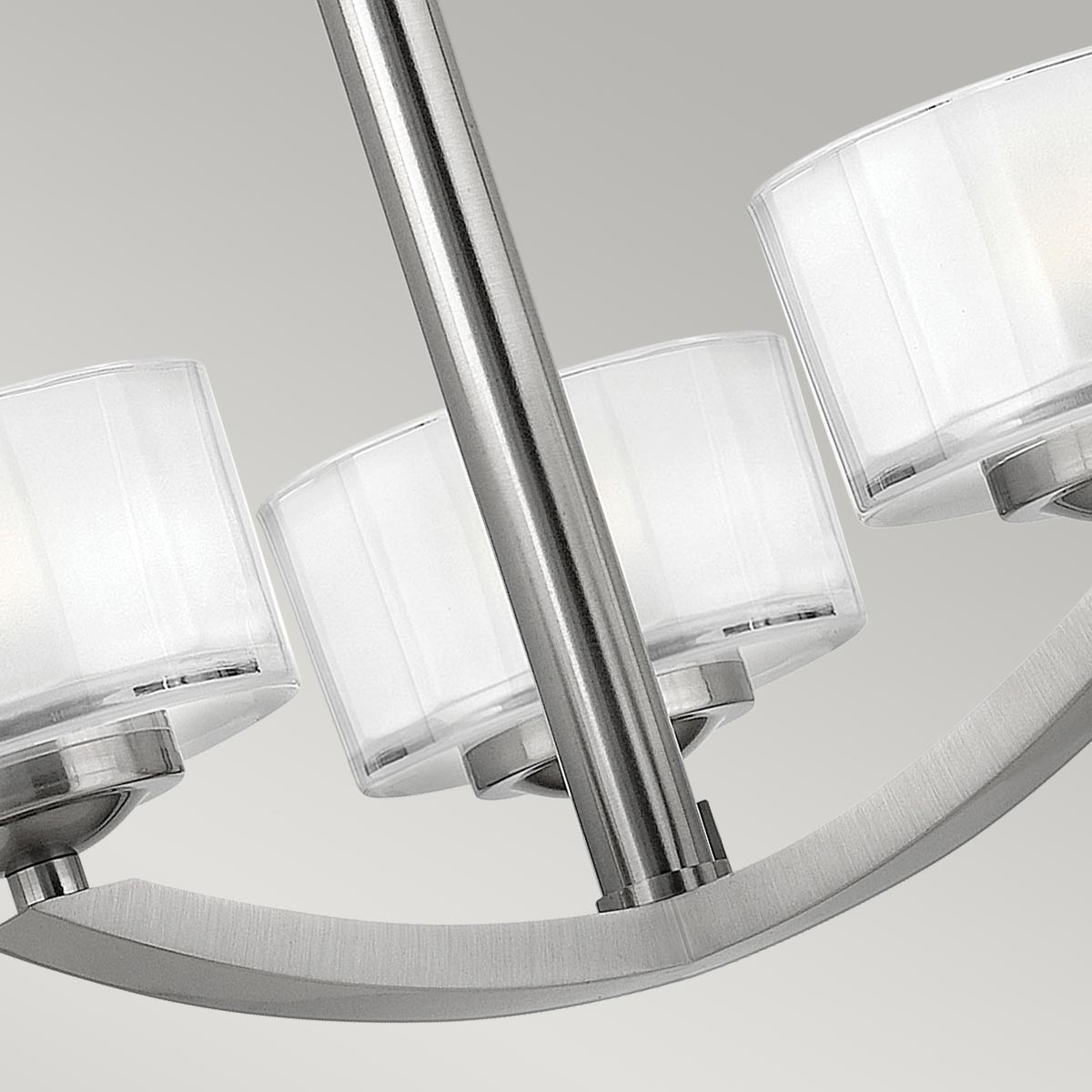 Hinkley Ceiling Semi-Flush from the Meridian range. Meridian 3 Light Semi-Flush Product Code = HK-MERIDIAN-SF