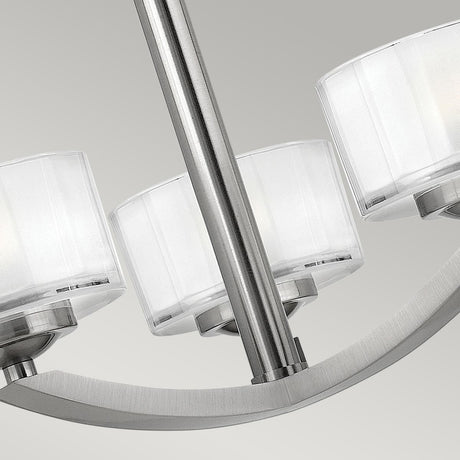 Hinkley Ceiling Semi-Flush from the Meridian range. Meridian 3 Light Semi-Flush Product Code = HK-MERIDIAN-SF