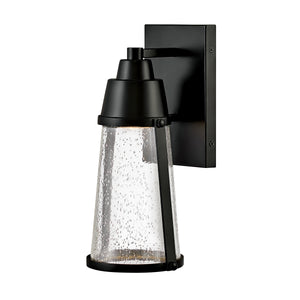 Hinkley Outdoor Wall Light from the Miles range. Miles 1 Light Wall Lantern Product Code = HK-MILES-BK