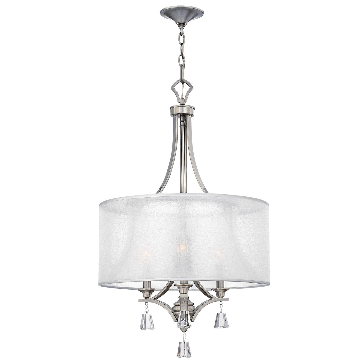 Hinkley Chandelier from the Mime range. Mime 3 Light Pendant Chandelier Product Code = HK-MIME-3P