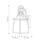 Hinkley Outdoor Wall Light from the Montauk range. Montauk 2 Light Small Wall Lantern – SKU HK-MONTAUK-M