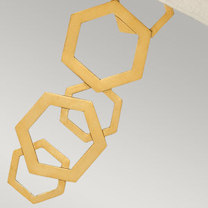 Hinkley Wall Light from the Moxie range. Moxie 2 Light Wall Light - Gold Product Code = HK-MOXIE2-SSG