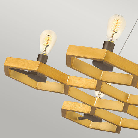 Hinkley Pendant from the Moxie range. Moxie 6 Light Chandelier Product Code = HK-MOXIE6-C-SSG