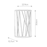 Hinkley Nest 1 Light Wall Light – SKU HK-NEST1-SL