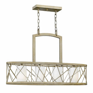 Hinkley Chandelier from the Nest range. Nest 4 Light Island Chandelier Product Code = HK-NEST4-ISLE-SL