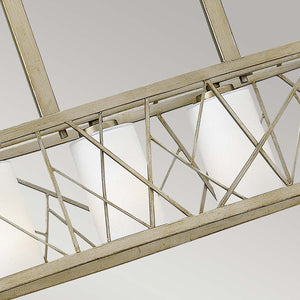 Hinkley Chandelier from the Nest range. Nest 4 Light Island Chandelier Product Code = HK-NEST4-ISLE-SL