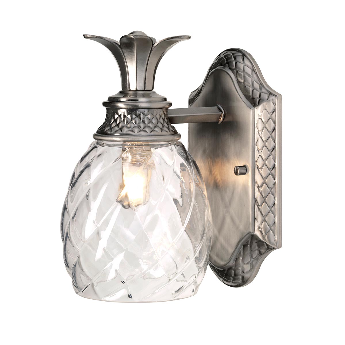 Hinkley Wall Light from the Plantation range. Plantation 1 Light Wall Light Product Code = HK-PLANT-BATH-PL
