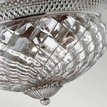 Hinkley Ceiling Flush from the Plantation range. Plantation 3 Light Large Flush Product Code = HK-PLANT-F-L-PL