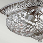 Hinkley Ceiling Flush from the Plantation range. Plantation 3 Light Large Flush – SKU HK-PLANT-F-L-PL