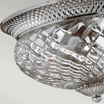Hinkley Ceiling Flush from the Plantation range. Plantation 3 Light Large Flush Product Code = HK-PLANT-F-L-PL