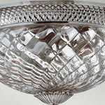 Hinkley Ceiling Flush from the Plantation range. Plantation 3 Light Large Flush – SKU HK-PLANT-F-L-PL