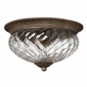 Hinkley Ceiling Flush from the Plantation range. Plantation 3 Light Large Flush Product Code = HK-PLANT-F-L-PZ