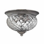 Hinkley Ceiling Flush from the Plantation range. Plantation 2 Light Small Flush – SKU HK-PLANT-F-S-PL