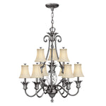 Hinkley Chandelier from the Plantation range. Plantation 10 Light Chandelier Product Code = HK-PLANT10-PL