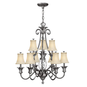 Hinkley Chandelier from the Plantation range. Plantation 10 Light Chandelier Product Code = HK-PLANT10-PL