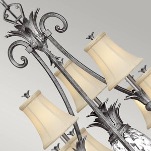 Hinkley Chandelier from the Plantation range. Plantation 10 Light Chandelier Product Code = HK-PLANT10-PL