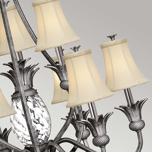 Hinkley Chandelier from the Plantation range. Plantation 10 Light Chandelier Product Code = HK-PLANT10-PL