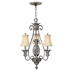 Hinkley Chandelier from the Plantation range. Plantation 3 Light Chandelier Product Code = HK-PLANT3-PL