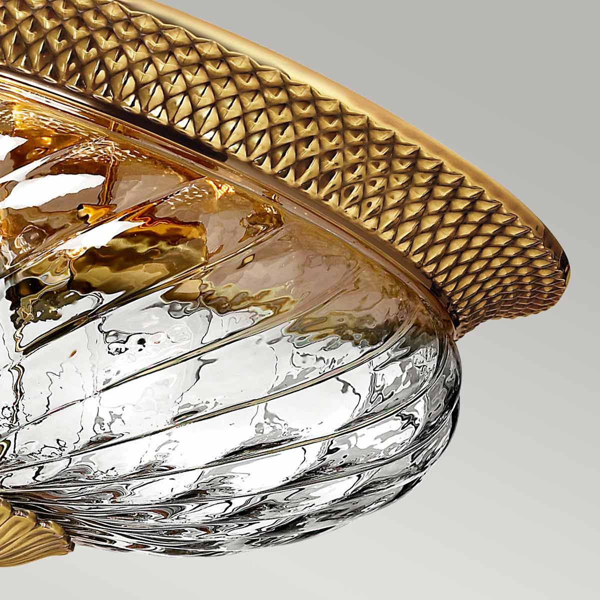 Hinkley Plantation 3 Light Flush HK-PLANTATION-FL-BB