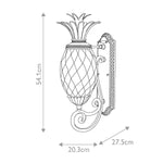 Hinkley Plantation 1-light Medium Wall Lantern – SKU HK-PLANTATION-M-MB