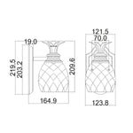 Hinkley Plantation 1 Light Wall Light – SKU HK-PLANTATION1-BATH-BB