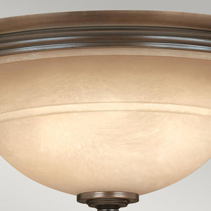 Hinkley Ceiling Flush from the Plymouth range. Plymouth 3 Light Flush Product Code = HK-PLYMOUTH-F