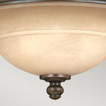 Hinkley Ceiling Flush from the Plymouth range. Plymouth 3 Light Flush Product Code = HK-PLYMOUTH-F