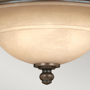 Hinkley Ceiling Flush from the Plymouth range. Plymouth 3 Light Flush Product Code = HK-PLYMOUTH-F