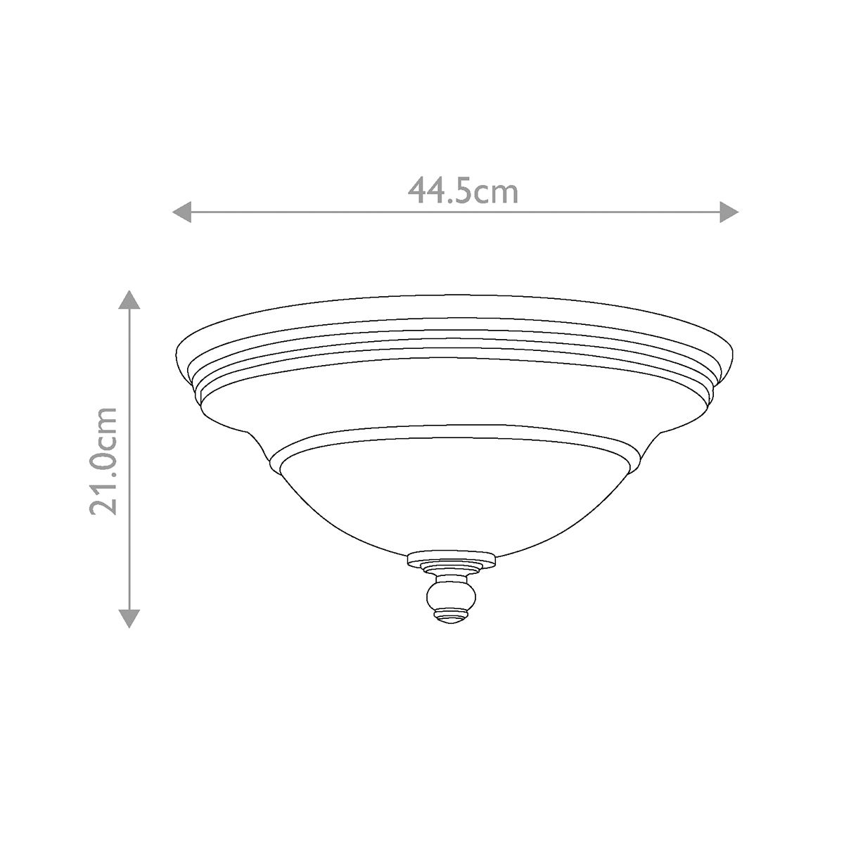 Hinkley Ceiling Flush from the Plymouth range. Plymouth 3 Light Flush – SKU HK-PLYMOUTH-F