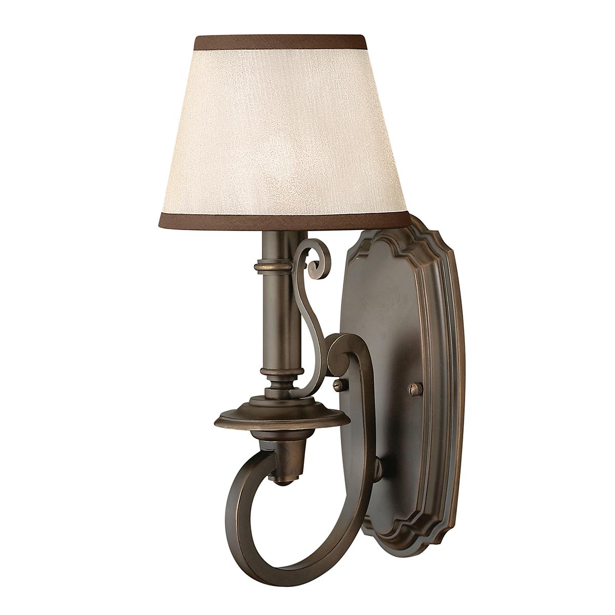 Hinkley Wall Light from the Plymouth range. Plymouth 1 Light Wall Light Product Code = HK-PLYMOUTH1