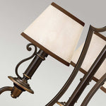 Hinkley Chandelier from the Plymouth range. Plymouth 3 Light Chandelier Product Code = HK-PLYMOUTH3