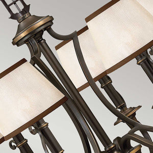 Hinkley Chandelier from the Plymouth range. Plymouth 6 Light Chandelier Product Code = HK-PLYMOUTH6