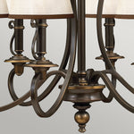 Hinkley Chandelier from the Plymouth range. Plymouth 6 Light Chandelier Product Code = HK-PLYMOUTH6